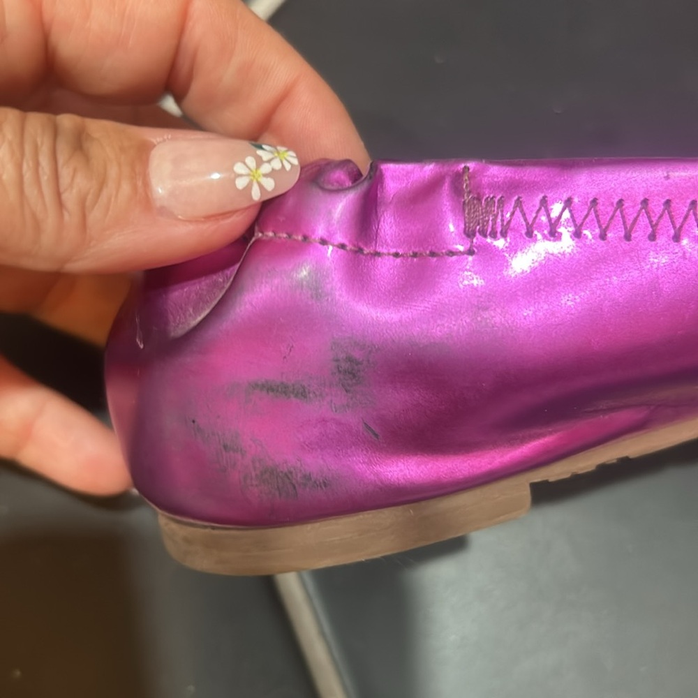 Tory Birch Miller Ballet Flats Pink 6 - Picture 5 of 5